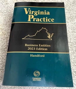 2023 Virginia Practice Series Vol 10 Business Entities Thomson Reuters mit Formularen - Bild 1 von 20