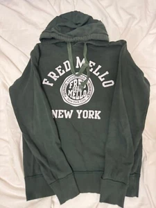 Felpa Fred Mello New York - Taglia M - Verde - Foto 1 di 2
