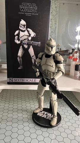 Sideshow Star Wars Clone Trooper Veteran 1/6 Scale Deluxe Figure Cover