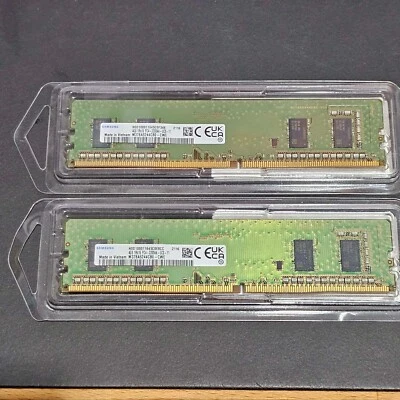 Samsung: 8GB (2 x 4 DDR4 2666 MHz PC4-21300 DIMM Desktop RAM ) - Image 1 of 2