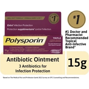 Pomata antibiotica tripla polisporina - 15 g - Foto 1 di 3