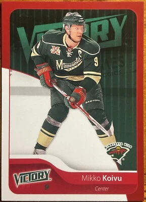 2011-12 Upper Deck Victory Red Mikko Koivu #92 Minnesota Wild - Image 1 of 2