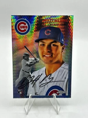 2023 Topps Chrome Platinum Anniversary Prism Refractor Matt Mervis RC #139 Cubs - Image 1 of 2