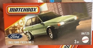 Matchbox Power Grabs 2025 1983 Ford Fiesta MK 2 84/125 Box - Picture 1 of 2