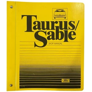 1987 Ford Taurus / Mercury Sable Factory Service Car Shop Original Manual - Bild 1 von 8