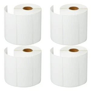 4Roll 4"x2" Lab Marking Labels 750 P/R Compatible for Zebra LP-2844 Rollo GK420D - Picture 1 of 12