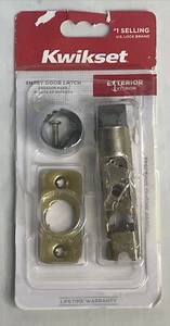 Kwikset Entry Door Latch 81825-001, Open Box - Picture 1 of 4