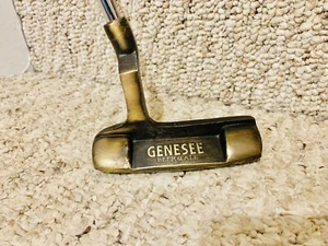Genesee Beer & Ale Golf Club Putter Promotional Brass, 35”- RH, EC!! - Picture 1 of 12