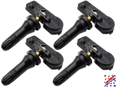 Complete Set of 4 Genuine OEM Mopar 433MHz TPMS Tire Pressure Sensors 56029398AB - Image 1 of 2