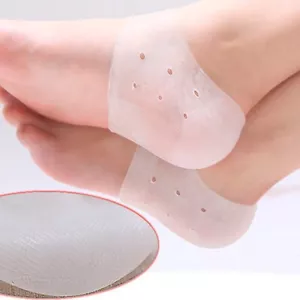 New 3 PAIR Silicone Gel Heel Socks Cracked Foot Moisturizing Skin Care Protector - Picture 1 of 6