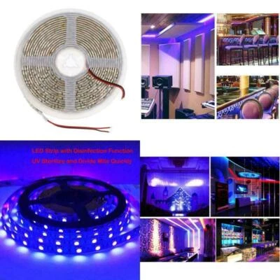 365nm uv led strip ligh 5050 Ultraviolet Banknote verification fluorescent lamp  - Image 1 of 4