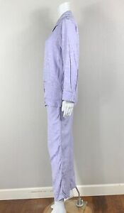SHANGHAI TANG Pajamas 100% Silk Top & Lounge Pants Set - Size Small S - NTSF