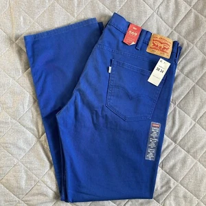 Levis 569 Jeans Royal Blue Denim Loose Straight Leg Men’s 38x34 Stretch NWT - Picture 1 of 16
