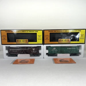 MTH RailKing 2004 TCA 30-74161 PRR and P&LE 2-Pack 6464 Boxcars New O Club 1954 - Picture 1 of 15