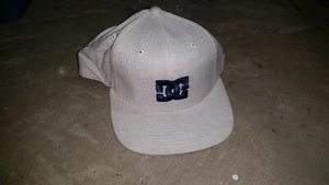 DC Shoes Baseball Cap Hat Oatmeal Blue Logo Sample Starter The Natural Snapback - Picture 1 of 4