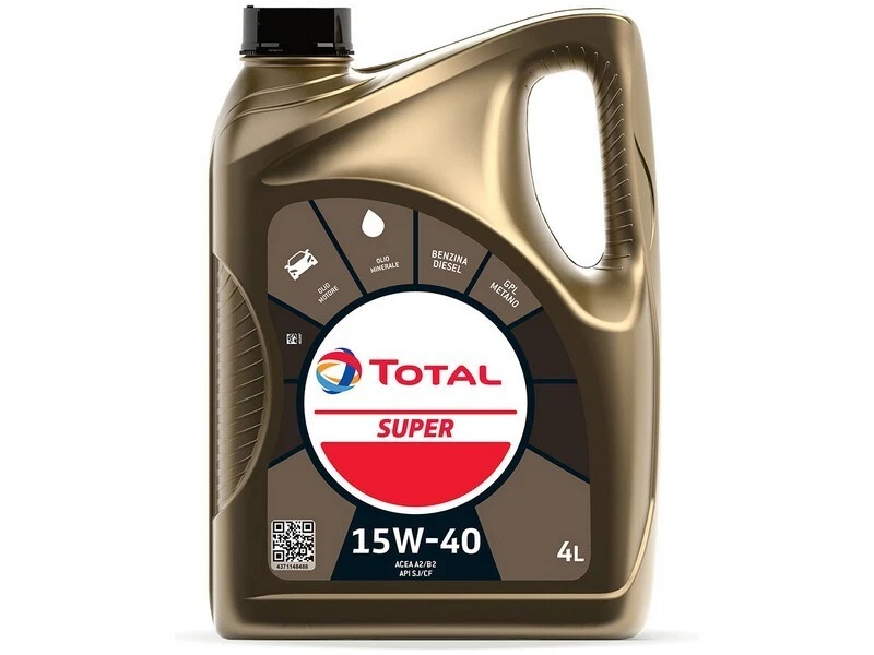 Huile Moteur Total Super 15W40 LT 4 API SJ/CF Auto Essence Diesel Méthane GPL - Photo 1/1