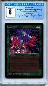 MTG Beta Channel CGC 8.0 (8) NM-MT Magic WOTC Card Amricons 5166 - Picture 1 of 4