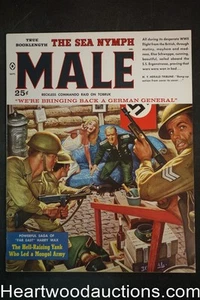 Male Sep 1959 Kunstler Tommy Gun Cover, James Bama, Gil Cohen, Al Rossi Kaye - U - Picture 1 of 1