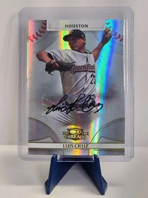  2008 Threads Luis Cruz #86 auto Serial #367/975 Baseball Card Jinkz - Image 1 of 3