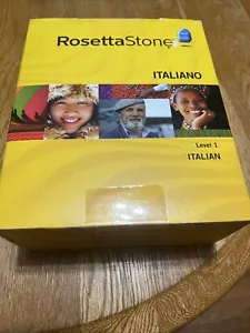 Rosetta Stone Italian Level 1 Version 3 WIN & MAC 6 CD's New Headset, Manual DR5 - Picture 1 of 6