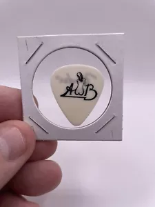 Púa de guitarra de banda blanca promedio banda de rock concierto gira mundial funk Fender R&B - Imagen 1 de 2