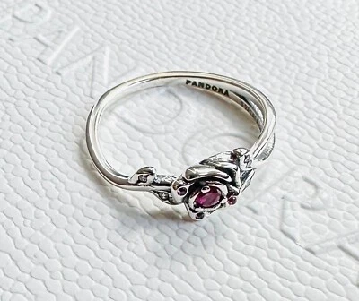 Pandora Beauty and The Beast Rose Silver Ring 190017C01 +FREE BOX +CLOTH - Image 1 of 4