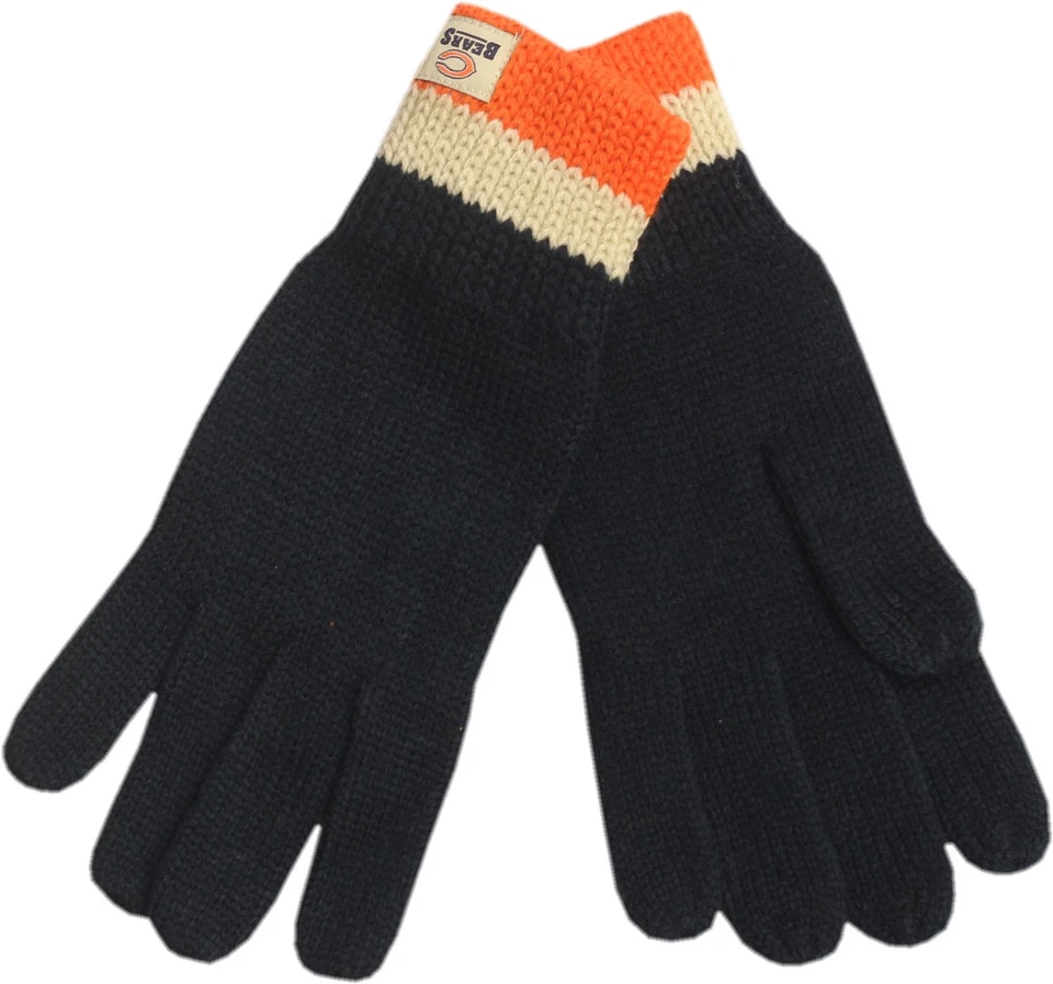 Guantes de punto a rayas Chicago Bears 3215 Foto 1 de 1