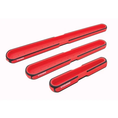 STEELMAN 3-Piece Magnetic Steel Socket Storage Parts Accessory Tray Set, 75108 - Image 1 of 4