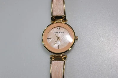 Anne Klein Women's Gold-Tone Light Pink Bracelet Watch XD16 - Image 1 of 4