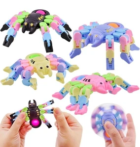 4er Pack Spider Fidget Spinner Stressabbau Spielzeug Halloween Party Gefälligkeiten - Bild 1 von 5