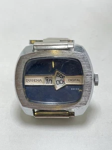 Vintage DUGENA Digital 230 Armbanduhr | handaufzug | Space Age | 70er Jahre - Bild 1 von 8