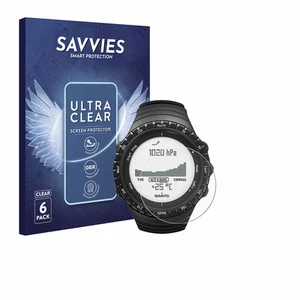 6x Folie für Suunto Core Regular Black Schutzfolie Displayschutz Display Klar - Bild 1 von 11