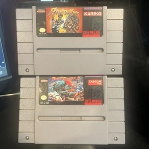 Street Fighter II 2 and Power Moves (Super Nintendo SNES, 1992) Authentic Cart - Picture 1 of 4