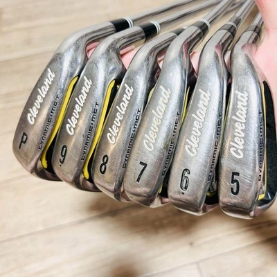 (Cleveland) Iron Set 6Piece CG7 5-PW Flex S Shaft Flight Speed Steel used golf - Image 1 of 4