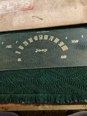 NOS Gauge Cluster Glass 1963-1972 Wagoneer/J Truck - Image 1 of 2