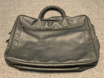 Bolso Mensajero de Negocios IBM Negro "Component Broker" De Colección Foto 1 de 4