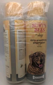 Burt’s Bees Skin-Soothing Shampoo for Dogs with Honey 16 fl oz - Set Of 2 - NEW - Picture 1 of 4
