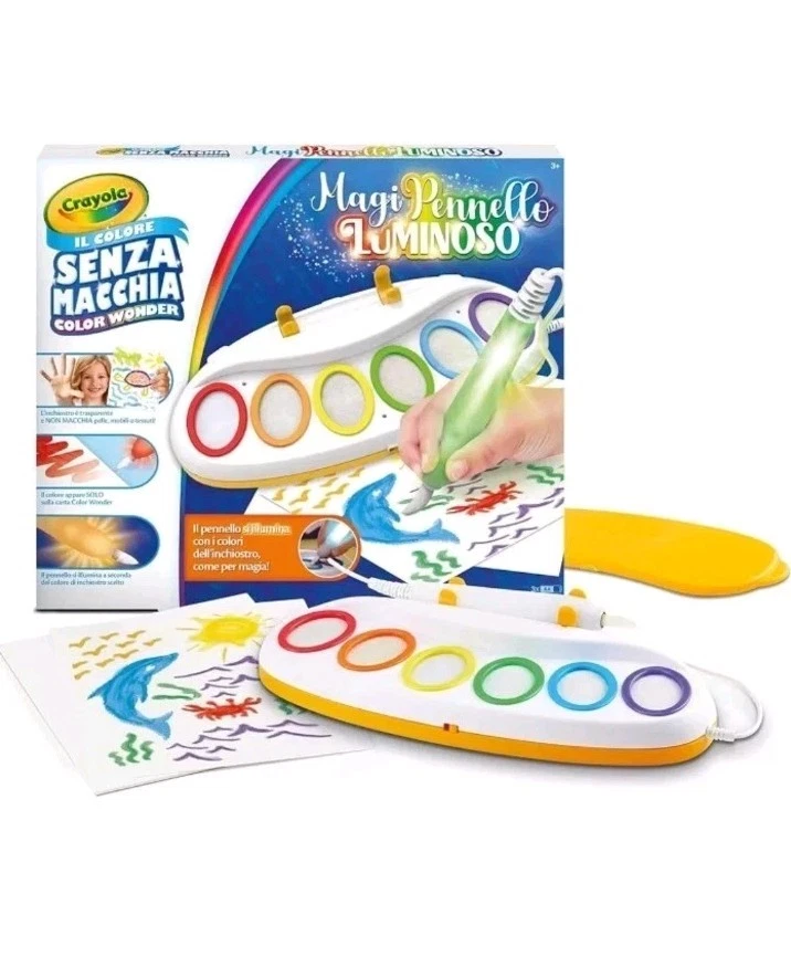 Crayola Color Wonder MagiPennello Luminoso Set Pittura Senza Macchia Nuovo - Immagine 1 di 1