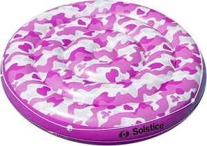 Swimline Camo Print Island Inflatable Swimming Pool Float 64" - Picture 1 of 3