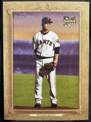 2007 Topps Tim Lincecum Turkey Red - Image 1 of 2