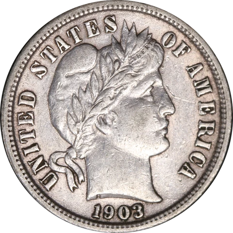 1903-P Barber Dime Great Deals From The Executive Coin Company Cover