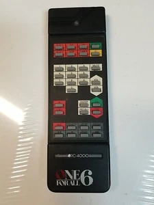 Genuine One For All 6 TV VCR Cable Remote Control URC-4000 Tested Working - Picture 1 of 3