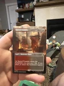 Sacred Foundry Guilds of Ravnica Borderless - Picture 1 of 6