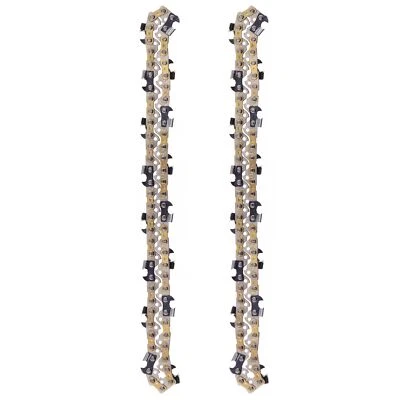 DIY-24H 2 Sägeketten Vollmeißel 3/8 1,1mm 40TG f. Akkusäge MAKITA DUC254Z DOLMAR AS1925Z