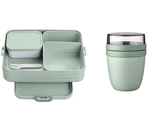 Mepal 2-tlg Starter Set Snacks to go Bento-Lunchbox Large + Lunchpot Nordic Sage - Bild 1 von 9