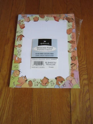 Hallmark Paper Copy Printer Stationery Comic Coffee Break Faces Funny People - Image 1 of 4