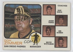 2022 Heritage Don Zimmer Dave Garcia Johnny Podres Bob Skinner Whitey Wietelmann