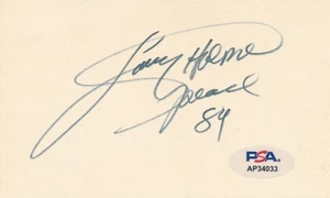 Larry Holmes Signed 3x5 Index Card PSA/DNA Boxing Legend Heavyweight Champion - Picture 1 of 1