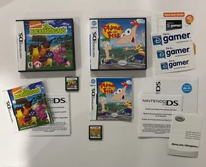 NINTENDO DS LOT: Backyardigans & Phineas and Ferb - BOTH COMPLETE - Picture 1 of 7