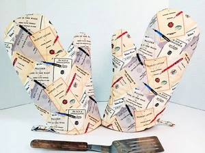 FAMOUS WRITERS Oven Mitts | Gift for Writers - Picture 1 of 3